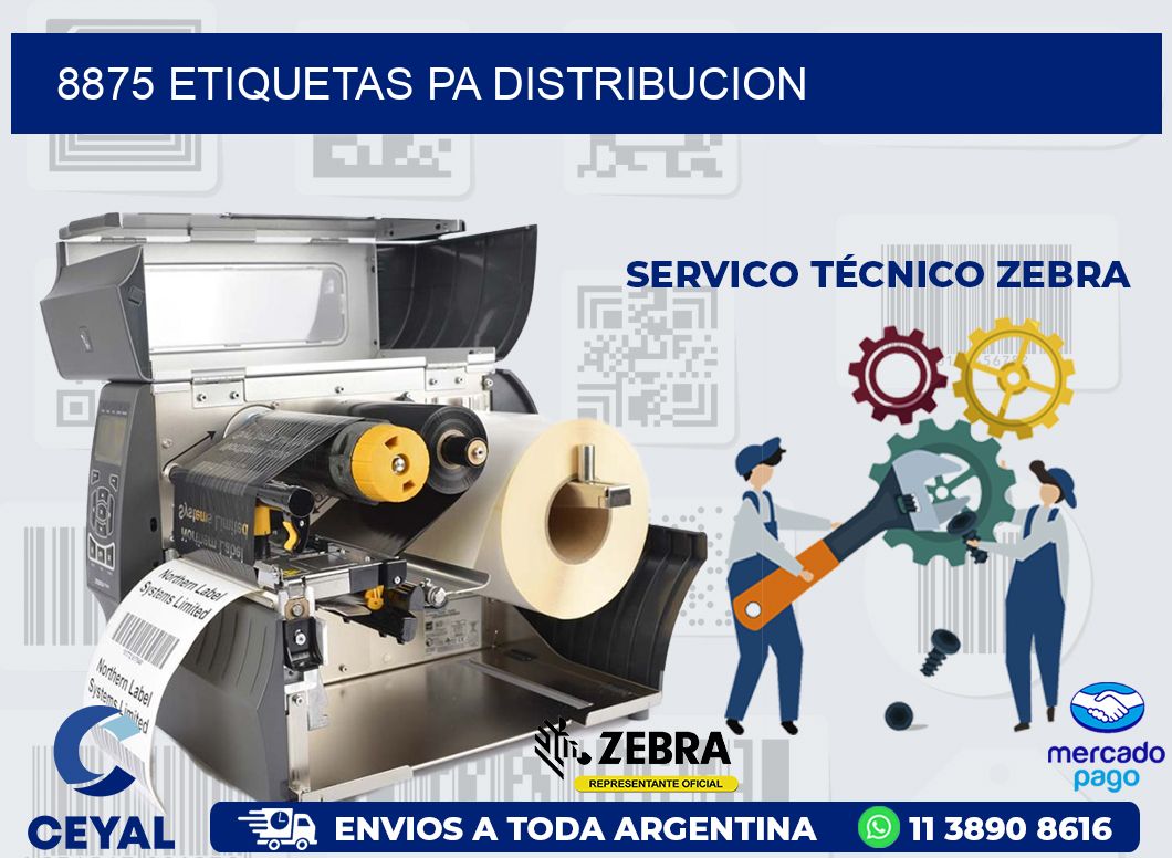 8875 ETIQUETAS PA DISTRIBUCION