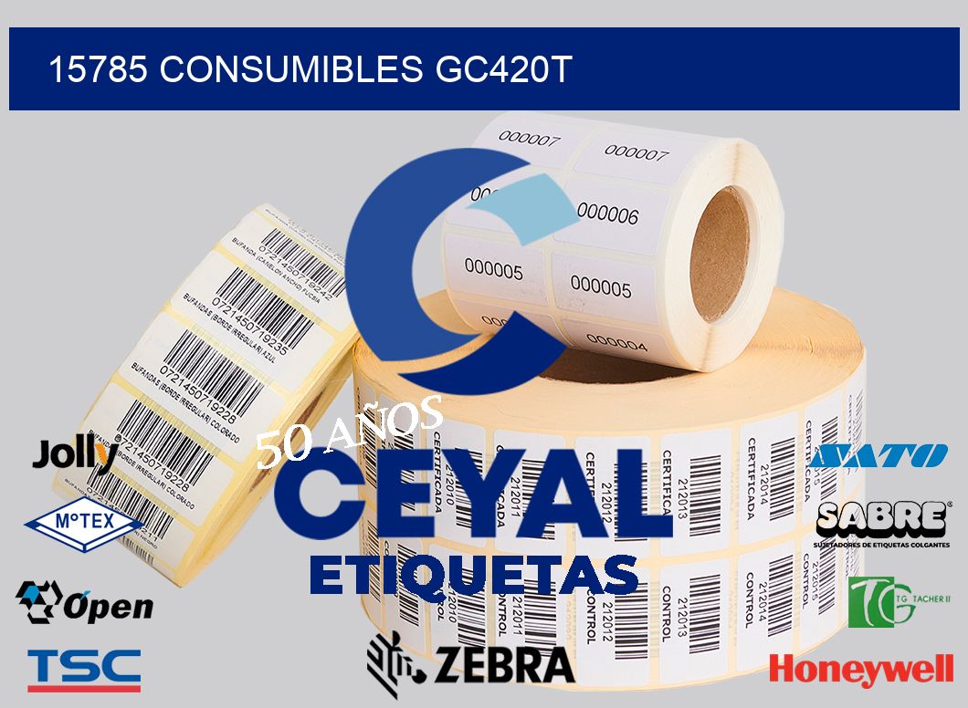 15785 CONSUMIBLES GC420T
