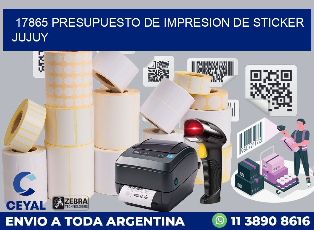 17865 PRESUPUESTO DE IMPRESION DE STICKER JUJUY