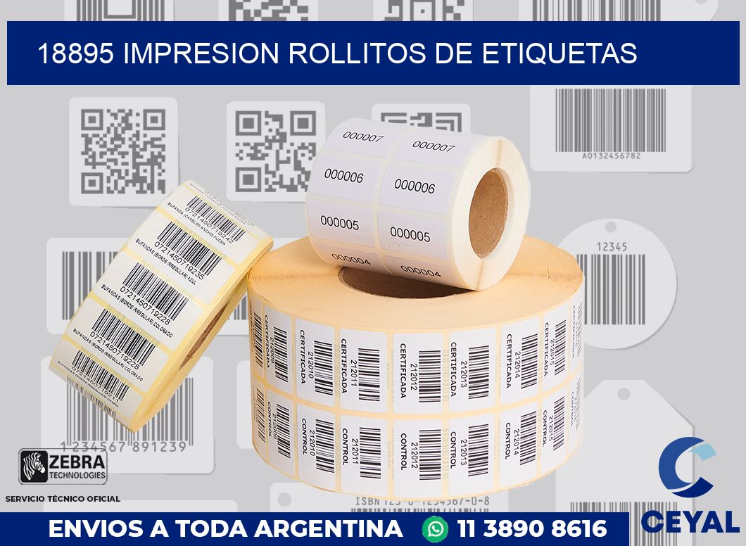 18895 impresion rollitos de etiquetas