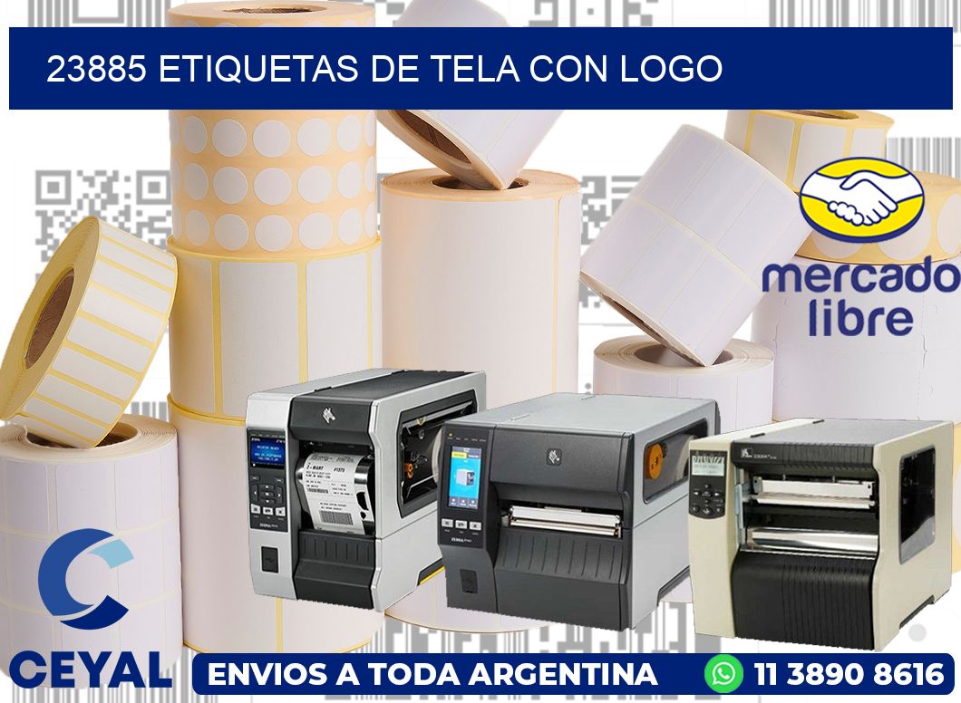 23885 ETIQUETAS DE TELA CON LOGO