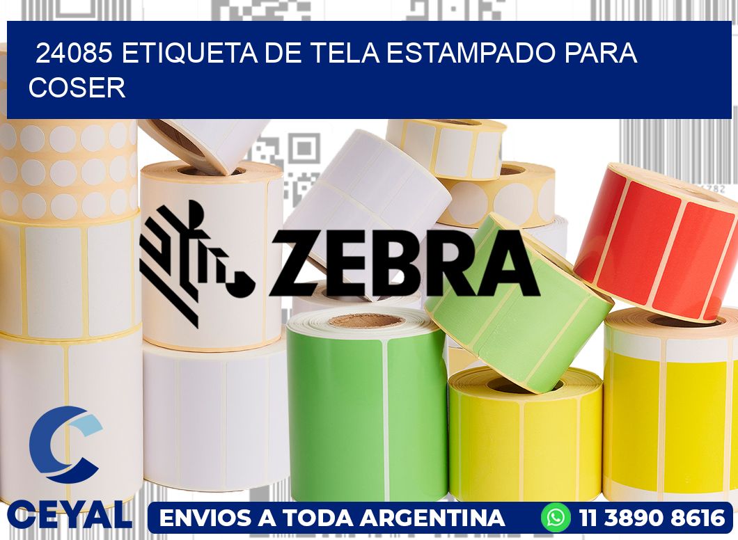24085 ETIQUETA DE TELA ESTAMPADO PARA COSER