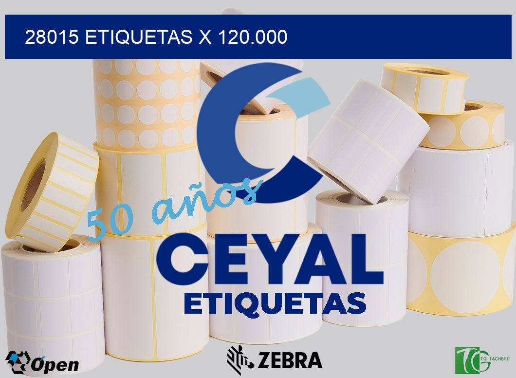 28015 Etiquetas x 120.000