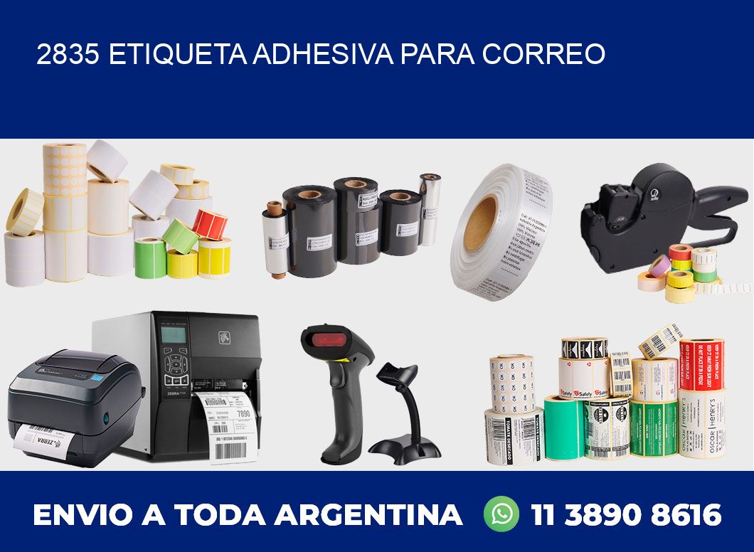 2835 ETIQUETA ADHESIVA PARA CORREO