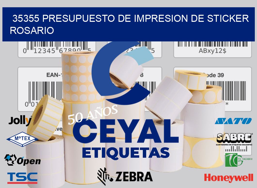 35355 PRESUPUESTO DE IMPRESION DE STICKER ROSARIO