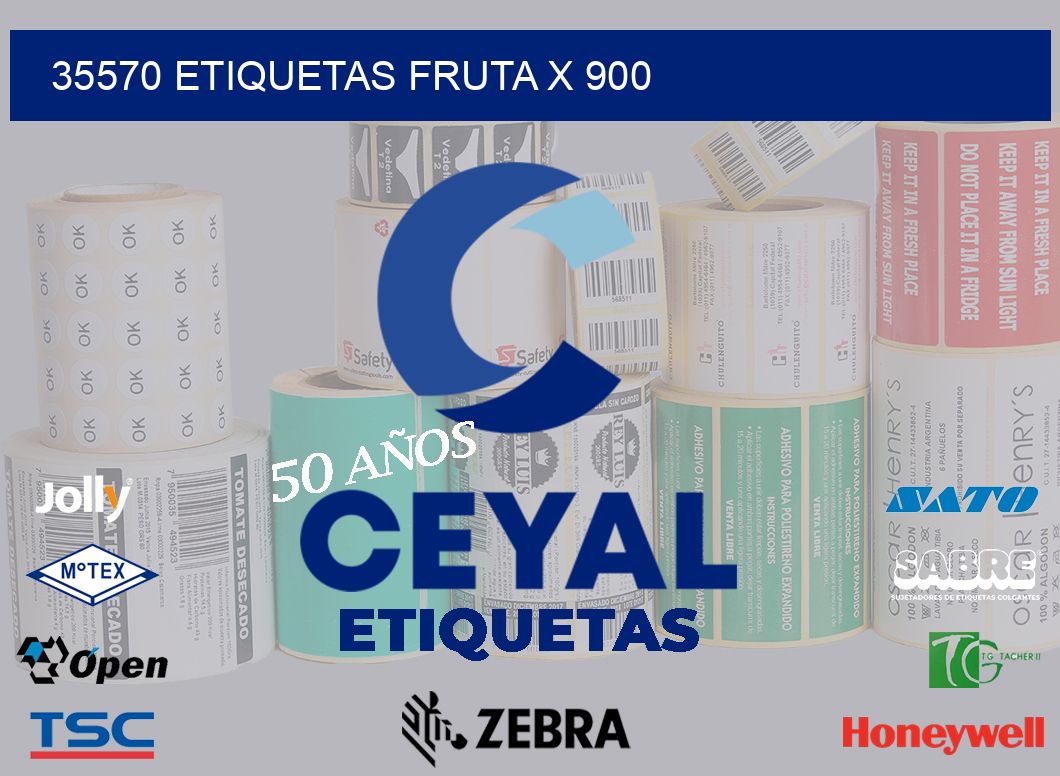 35570 etiquetas fruta x 900