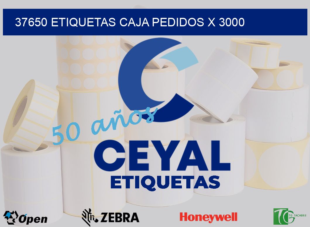 37650 etiquetas caja pedidos x 3000