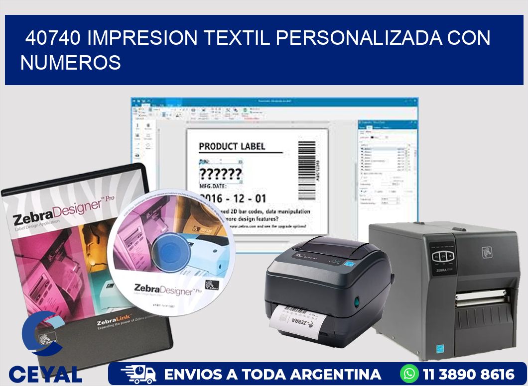 40740 IMPRESION TEXTIL PERSONALIZADA CON NUMEROS