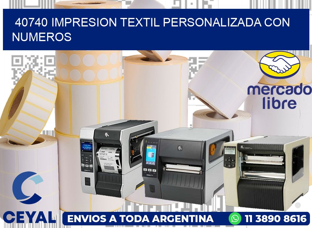 40740 IMPRESION TEXTIL PERSONALIZADA CON NUMEROS