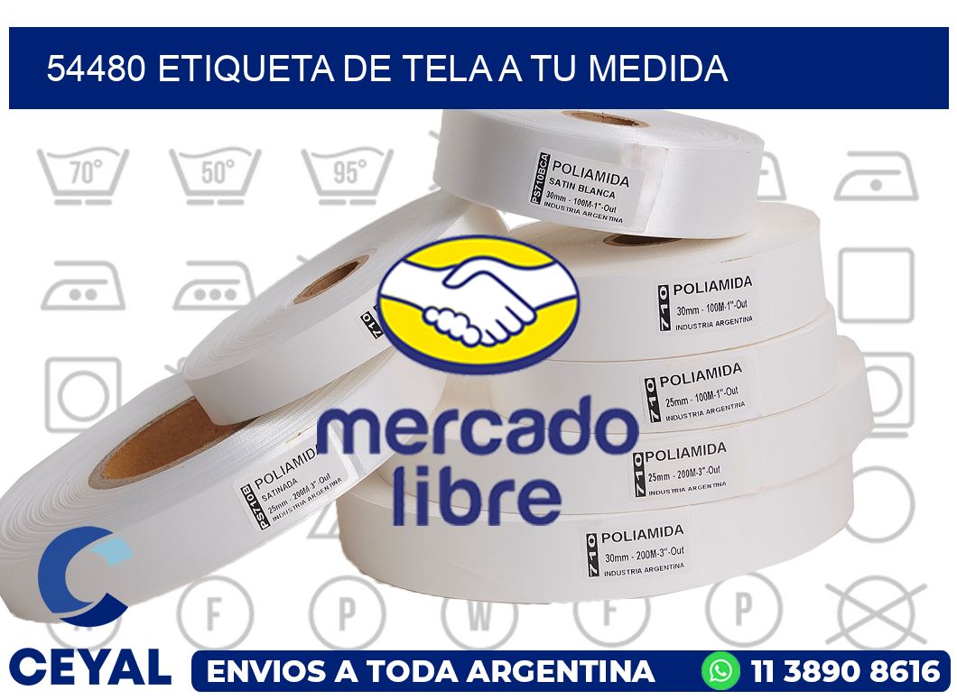 54480 ETIQUETA DE TELA A TU MEDIDA