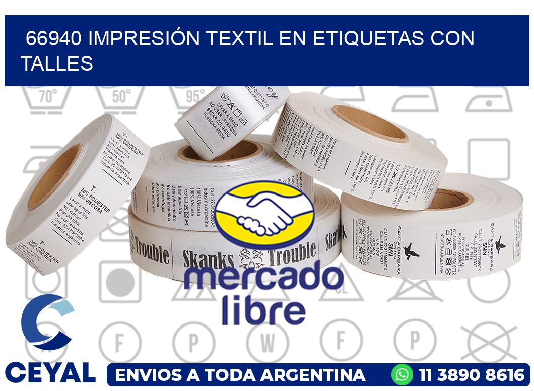 66940 IMPRESIÓN TEXTIL EN ETIQUETAS CON TALLES