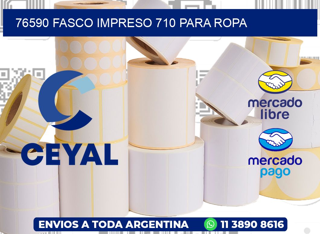 76590 FASCO IMPRESO 710 PARA ROPA