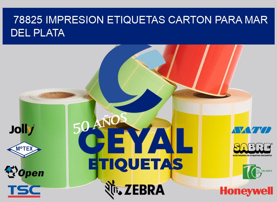 78825 IMPRESION ETIQUETAS CARTON PARA MAR DEL PLATA