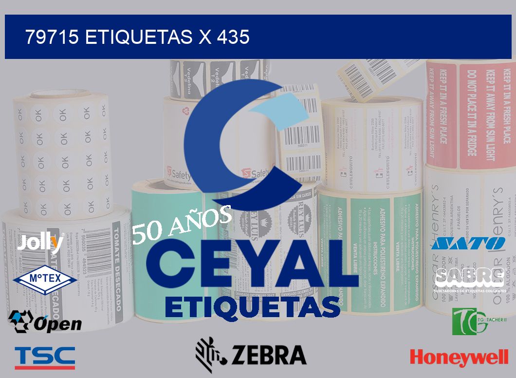 79715 Etiquetas x 435