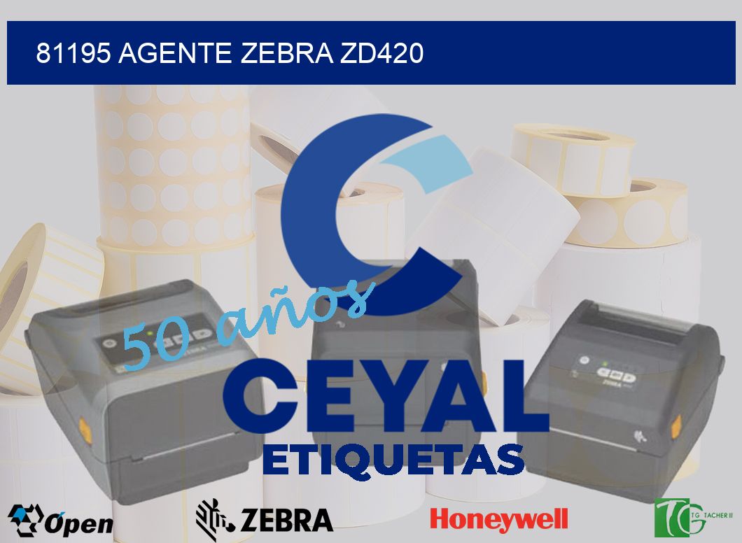 81195 AGENTE ZEBRA ZD420