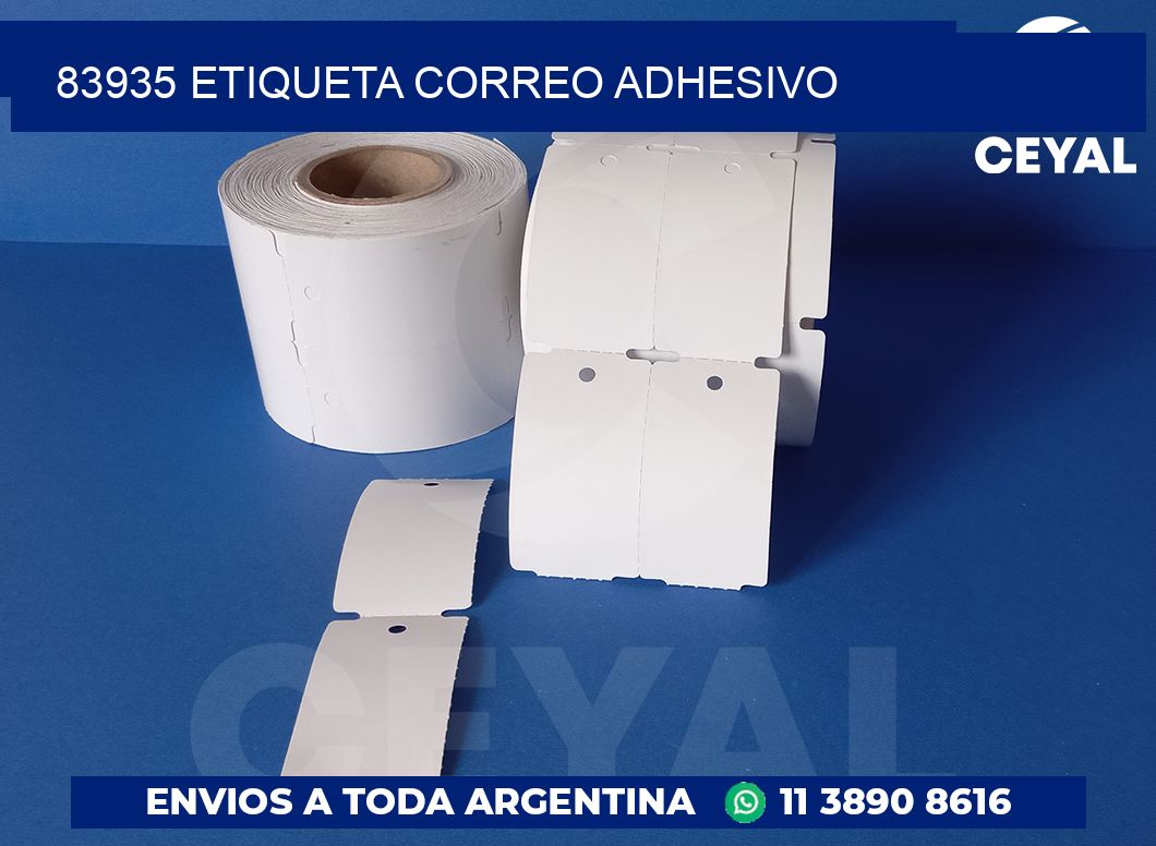 83935 ETIQUETA CORREO ADHESIVO