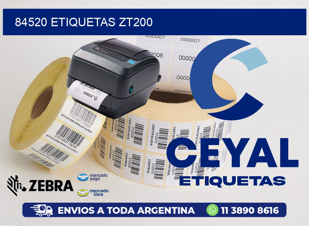 84520 ETIQUETAS ZT200