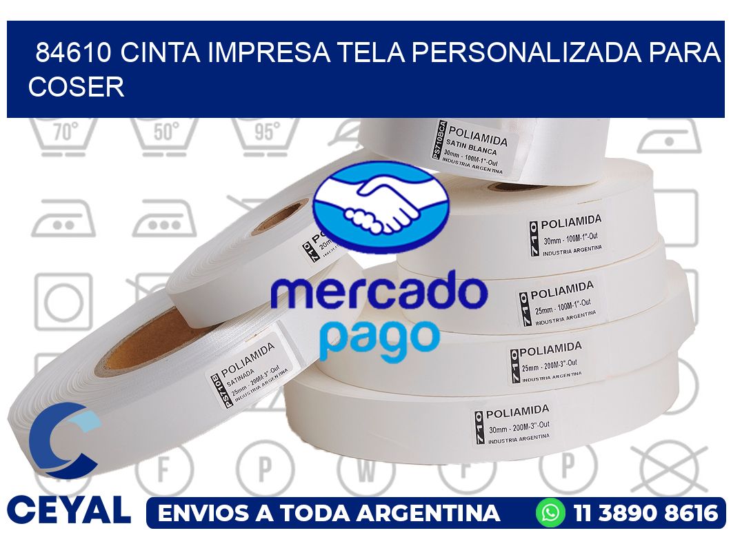 84610 CINTA IMPRESA TELA PERSONALIZADA PARA COSER