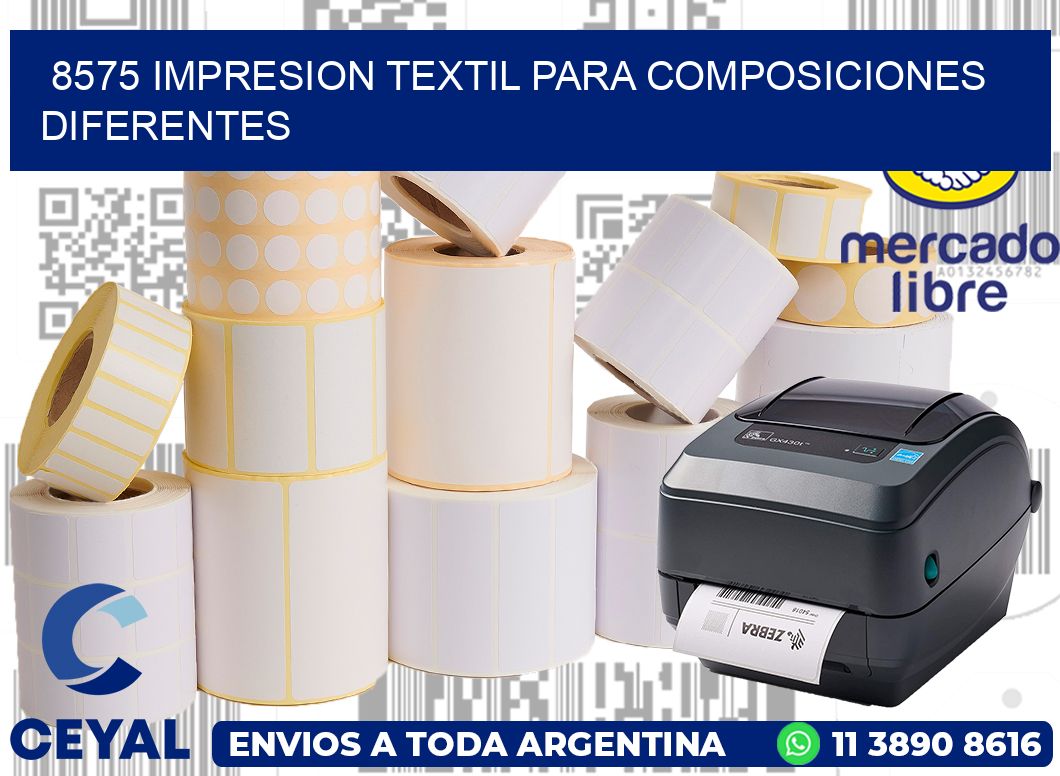 8575 IMPRESION TEXTIL PARA COMPOSICIONES DIFERENTES