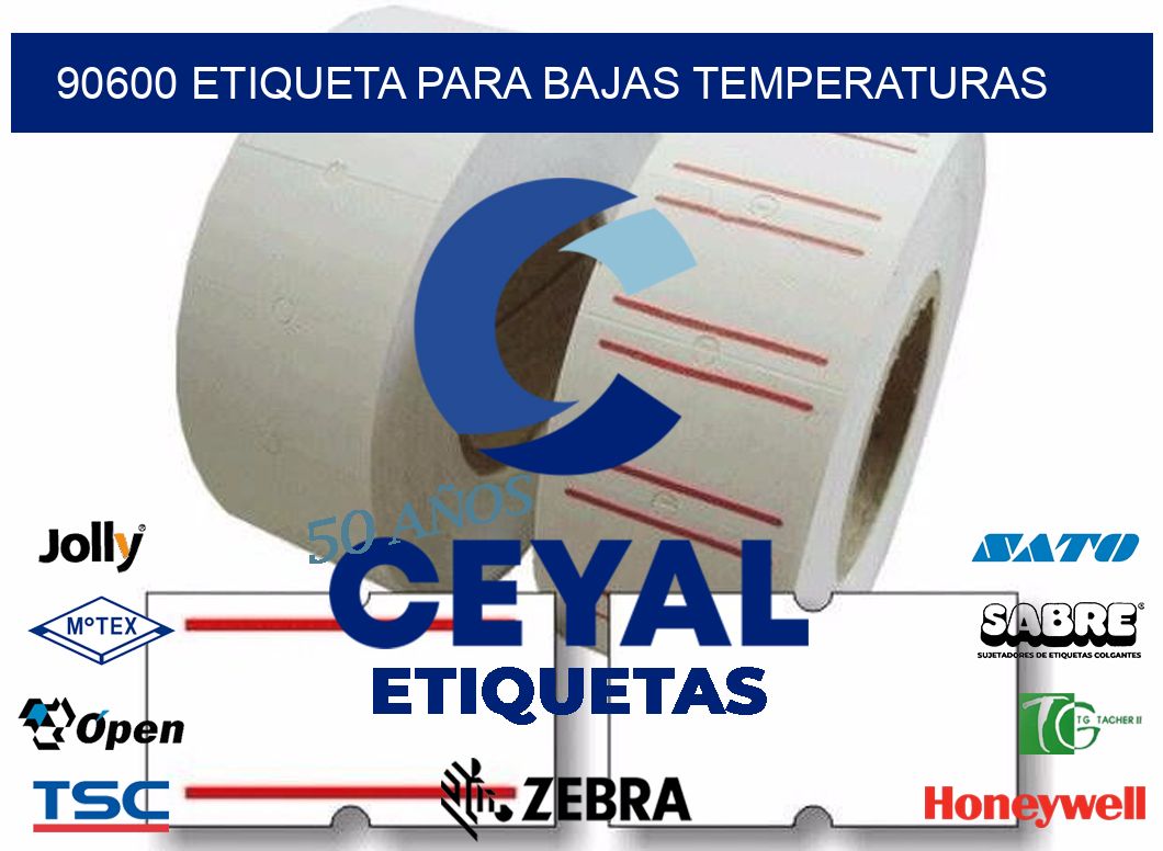 90600 ETIQUETA PARA BAJAS TEMPERATURAS