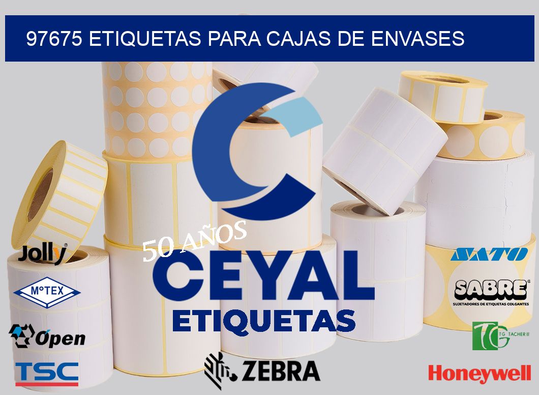 97675 ETIQUETAS PARA CAJAS DE ENVASES