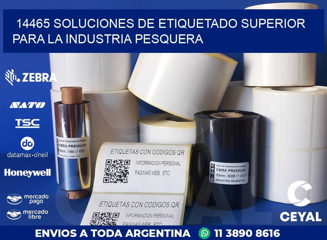 14465 SOLUCIONES DE ETIQUETADO SUPERIOR PARA LA INDUSTRIA PESQUERA