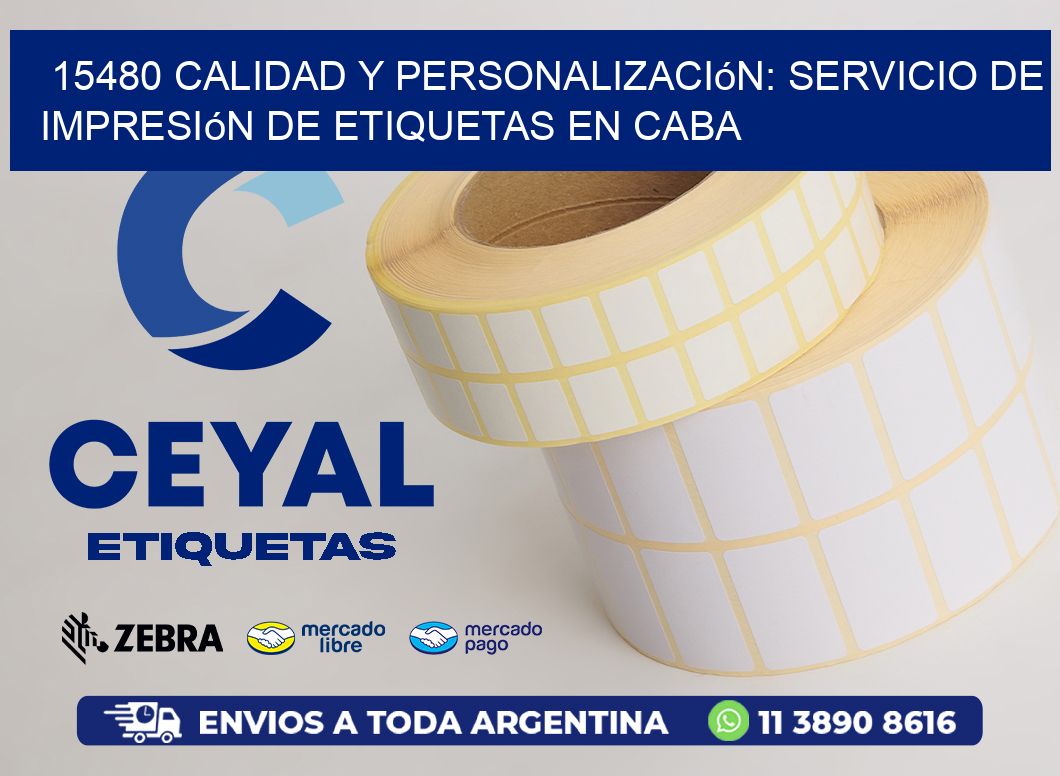 15480 Calidad y Personalización: Servicio de Impresión de Etiquetas en CABA