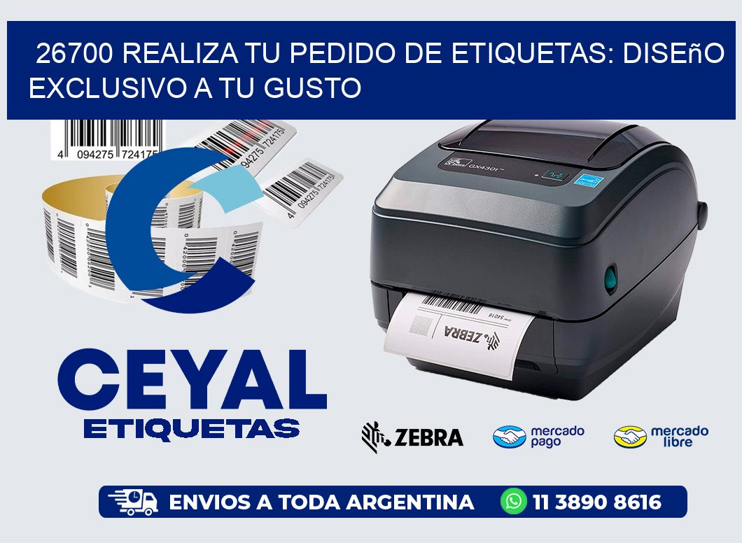 26700 Realiza tu Pedido de Etiquetas: Diseño Exclusivo a tu Gusto