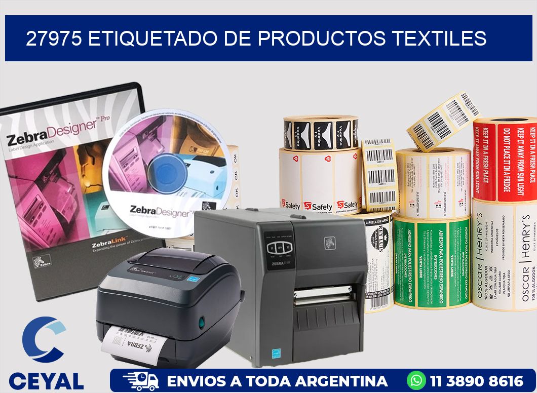 27975 ETIQUETADO DE PRODUCTOS TEXTILES