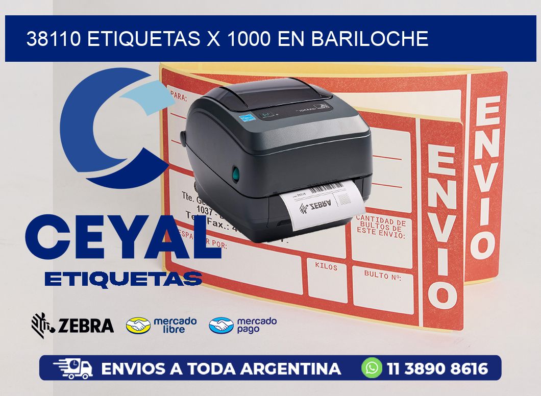 38110 ETIQUETAS X 1000 EN BARILOCHE