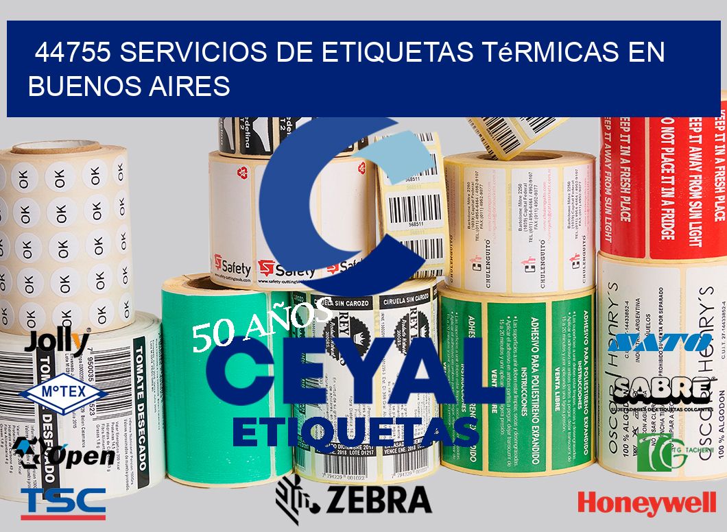 44755 Servicios de Etiquetas Térmicas en Buenos Aires