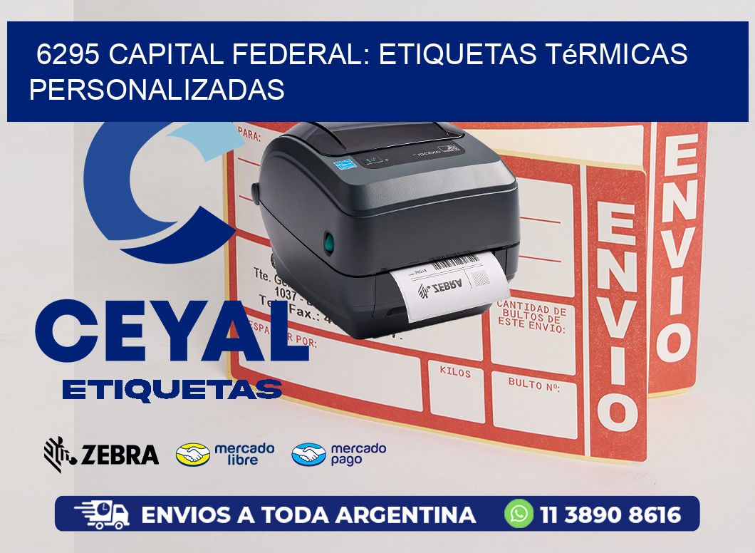 6295 Capital Federal: Etiquetas Térmicas Personalizadas