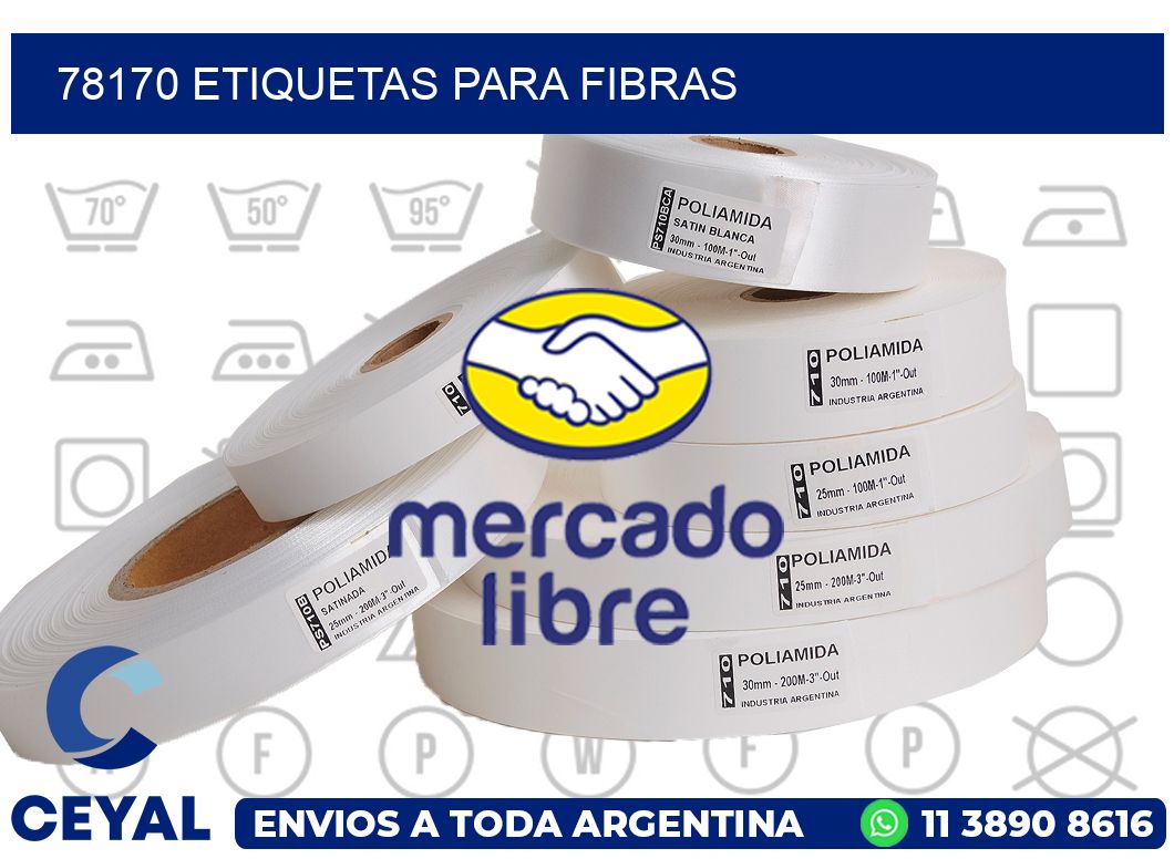 78170 ETIQUETAS PARA FIBRAS