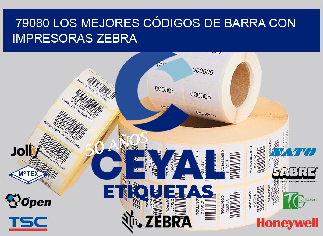 79080 LOS MEJORES CÓDIGOS DE BARRA CON IMPRESORAS ZEBRA