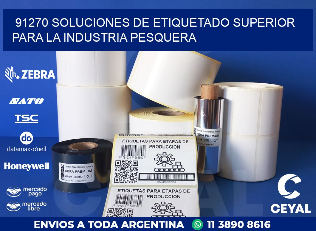 91270 SOLUCIONES DE ETIQUETADO SUPERIOR PARA LA INDUSTRIA PESQUERA