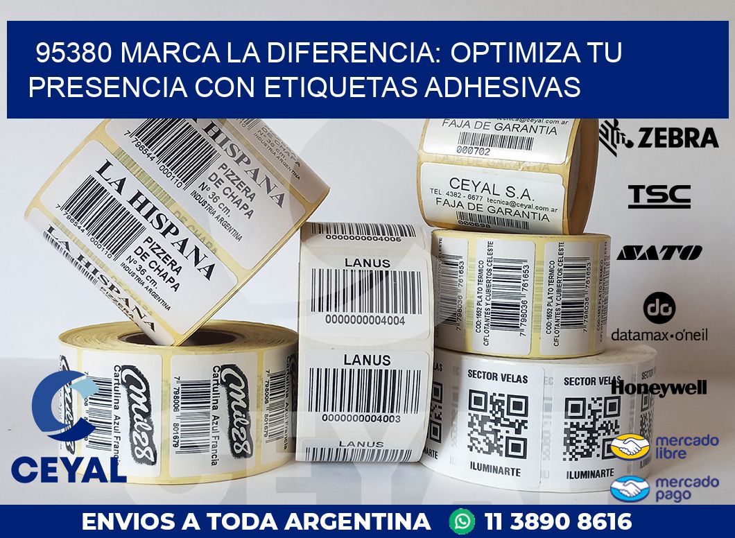 95380 MARCA LA DIFERENCIA: OPTIMIZA TU PRESENCIA CON ETIQUETAS ADHESIVAS