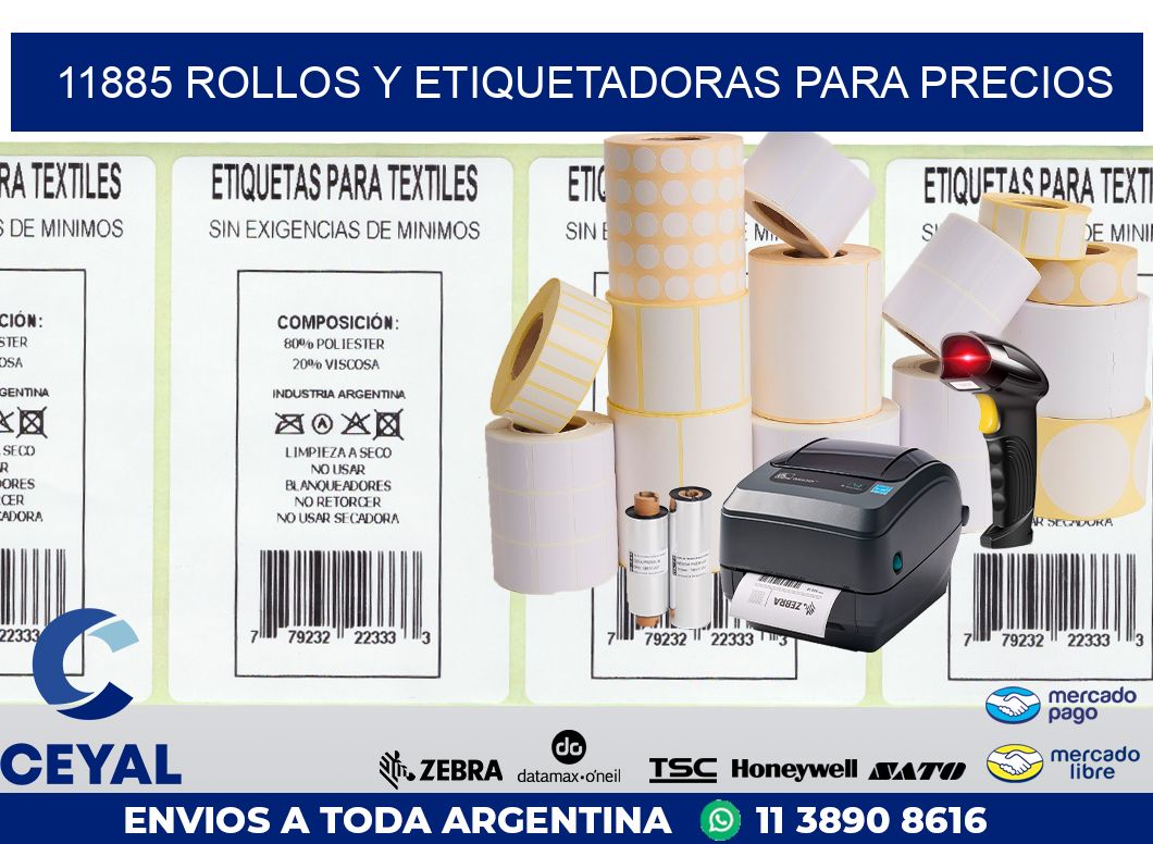 11885 ROLLOS Y ETIQUETADORAS PARA PRECIOS