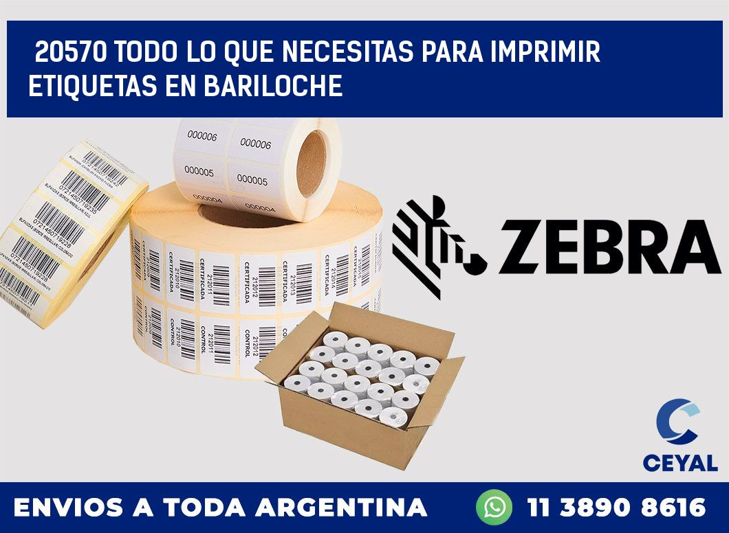 20570 TODO LO QUE NECESITAS PARA IMPRIMIR ETIQUETAS EN BARILOCHE