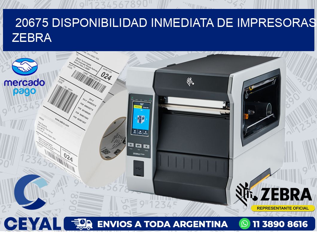 20675 DISPONIBILIDAD INMEDIATA DE IMPRESORAS ZEBRA