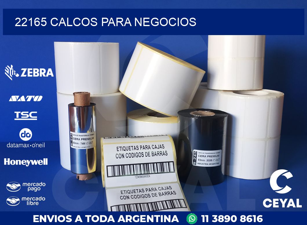 22165 CALCOS PARA NEGOCIOS