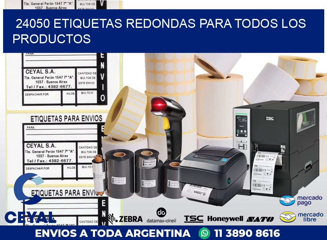 24050 ETIQUETAS REDONDAS PARA TODOS LOS PRODUCTOS