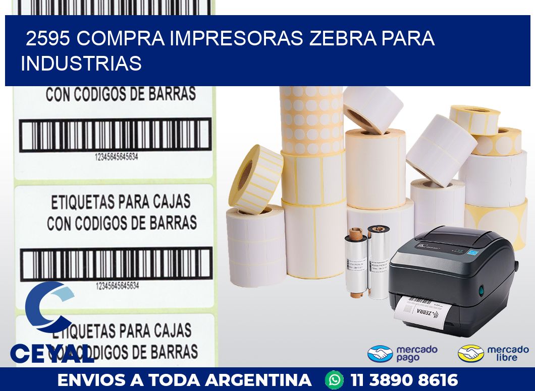 2595 COMPRA IMPRESORAS ZEBRA PARA INDUSTRIAS