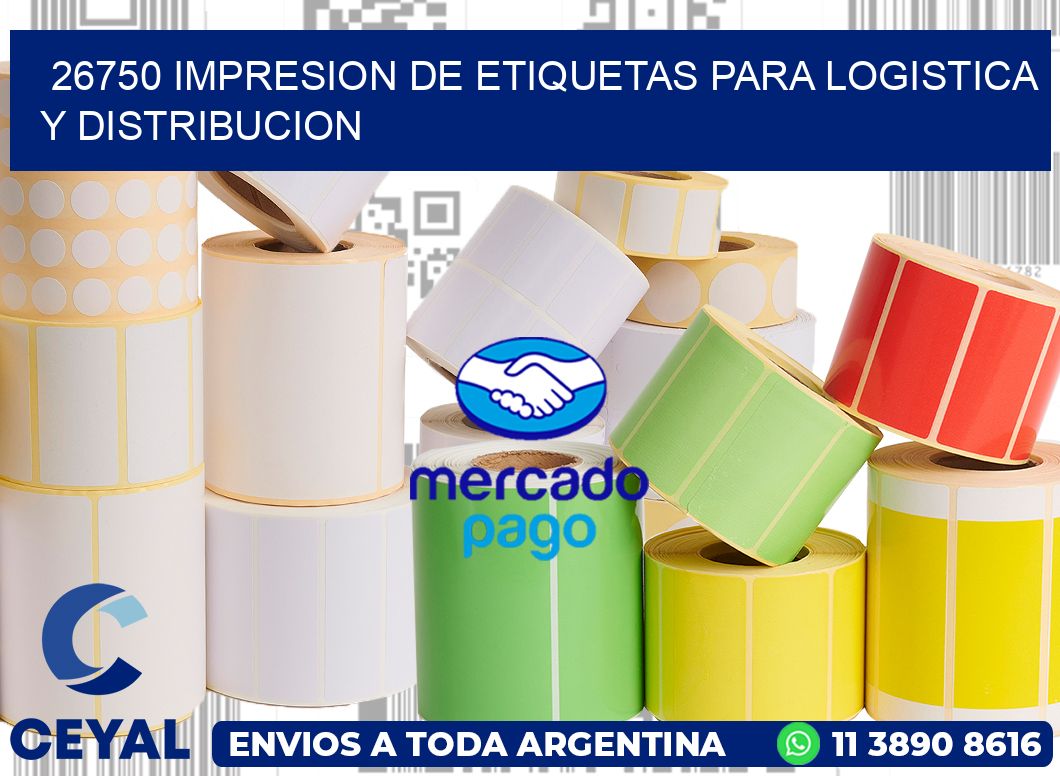 26750 IMPRESION DE ETIQUETAS PARA LOGISTICA Y DISTRIBUCION
