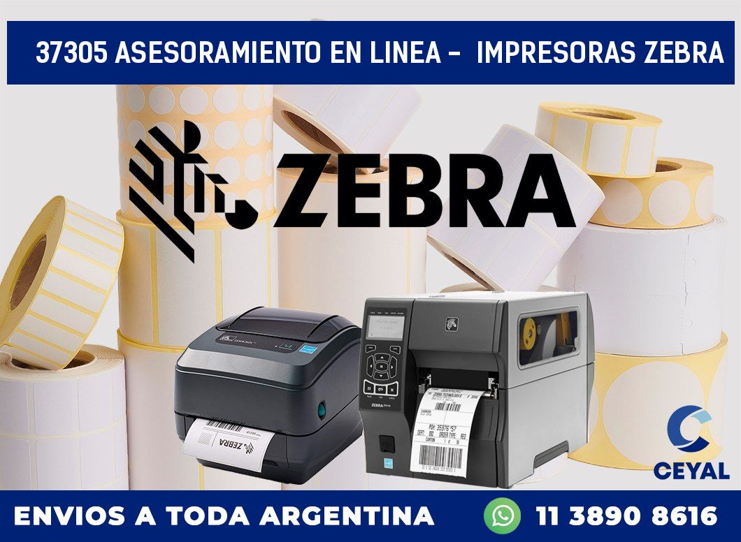 37305 ASESORAMIENTO EN LINEA –  IMPRESORAS ZEBRA