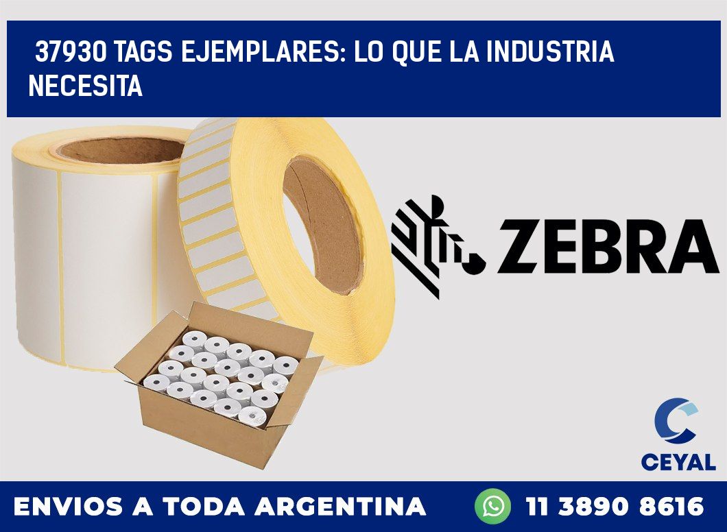 37930 TAGS EJEMPLARES: LO QUE LA INDUSTRIA NECESITA