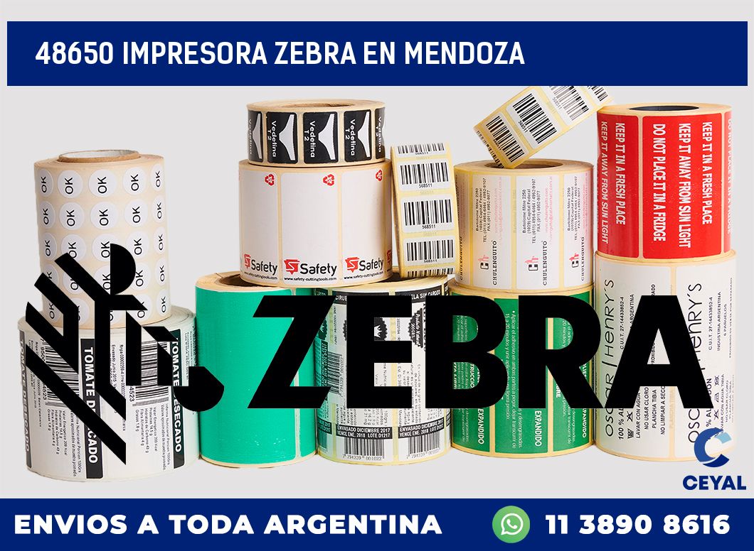 48650 IMPRESORA ZEBRA EN MENDOZA