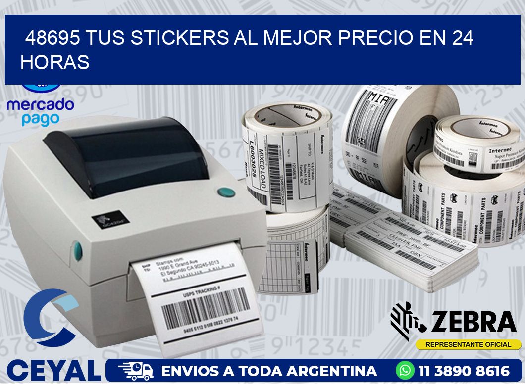 48695 TUS STICKERS AL MEJOR PRECIO EN 24 HORAS