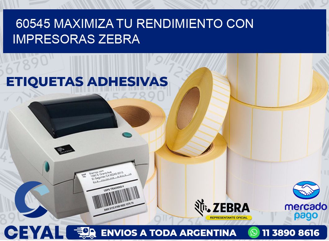 60545 MAXIMIZA TU RENDIMIENTO CON IMPRESORAS ZEBRA