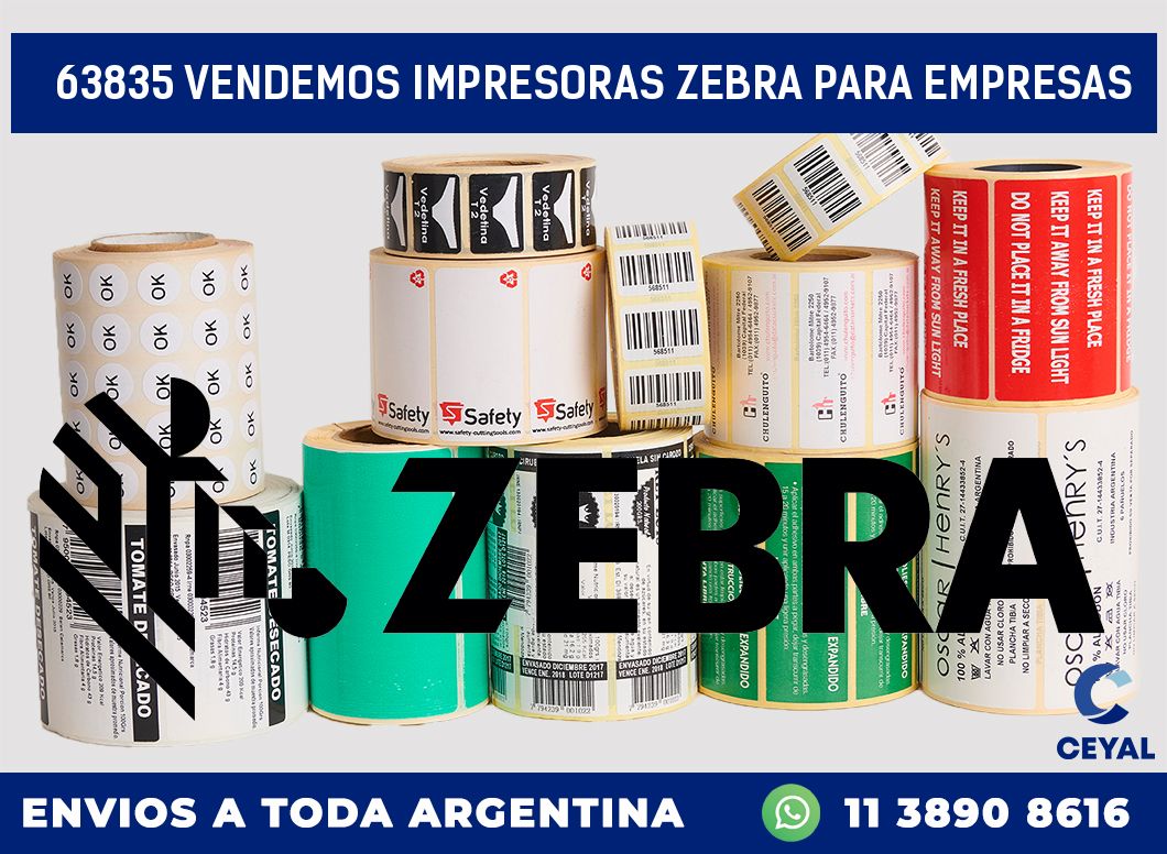 63835 VENDEMOS IMPRESORAS ZEBRA PARA EMPRESAS