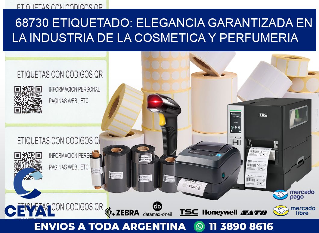 68730 ETIQUETADO: ELEGANCIA GARANTIZADA EN LA INDUSTRIA DE LA COSMETICA Y PERFUMERIA